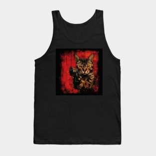 Bengal With A Gun Tank Top